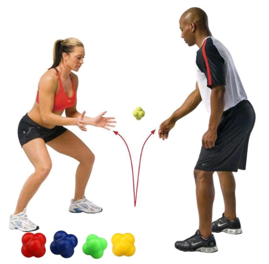 Hexagonal Reaction Ball for Basketball Training Equipment