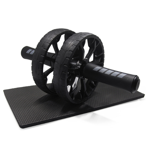 Silent Dual-Wheel Ab Roller for Core Training Equipment