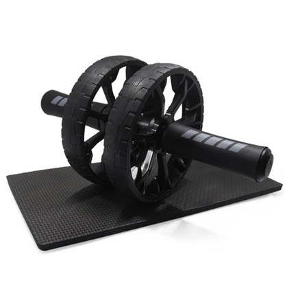 Silent Dual-Wheel Ab Roller for Core Training Equipment