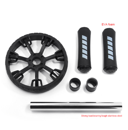 Silent Dual-Wheel Ab Roller for Core Training Equipment