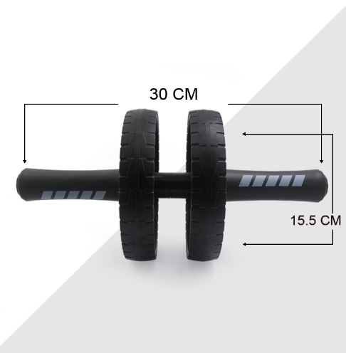 Silent Dual-Wheel Ab Roller for Core Training Equipment